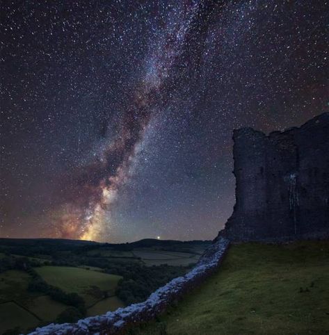 13 Best Places to See the Milky Way | Beautiful Locations With No Light Pollution No Light Pollution, Canopy And Stars, Ancient Greek Philosophers, Pembrokeshire Coast, Brecon Beacons, No Light, Light Pollution, Meteor Shower, Dark Skies