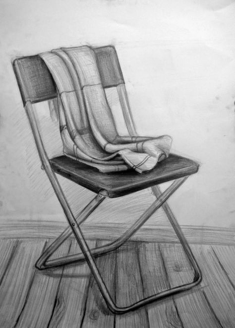 Still Life Sketch, Chair Drawing, Furniture Sketch, Architecture Drawing Sketchbooks, Pencil Sketch Drawing, Person Drawing, Object Drawing, Charcoal Art, Still Life Drawing