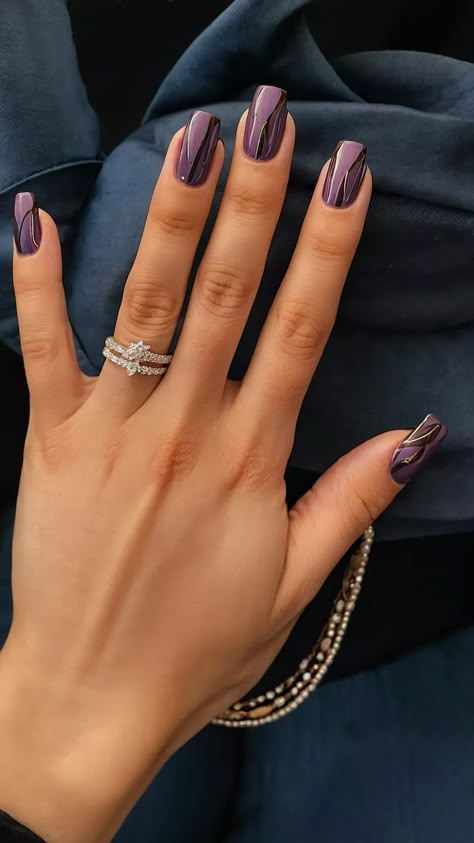 Nail Goals: 15 Fall Colors You Can't Miss in 2024 36 Fall Chrome Nail Colors Ideas, Thanksgiving Nail Colors Gel, Fall Nail Designs Purple, Fall Mani Pedi Combos 2024, Popular Fall Nail Colors 2024, November Nail Colors 2024, Trending Fall Nail Colors 2024, Fall Nails Colors 2024, Opi Gel Polish Colors Fall 2024