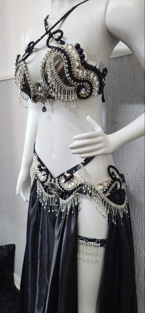 Belly Dancer Outfits Black, Belly Dancer Outfits, Dancer Outfits, Dancers Outfit, Belly Dancer, Belly Dancing, Belly Dance Costumes, Backless Mini Dress, Belly Dancers