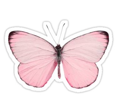 Pink Butterfly Sticker, Stickers Cool, Papillon Rose, Butterfly Printable, Tumblr Stickers, Scrapbook Stickers Printable, Butterfly Drawing, Butterfly Nail, Bullet Journal Stickers