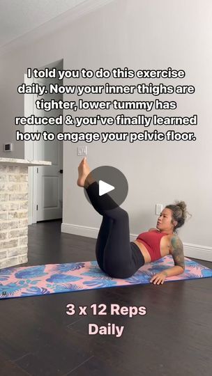 58K views · 818 reactions | Ultimate pelvic floor move 🖤 link in bio for my home workout app. | Sia Cooper | Sia Cooper · Original audio Handle Workout, Say It Right, Thigh Workouts, Gym Nutrition, Daily Exercises, All Body Workout, Ab Work, Pelvic Floor Exercises, Ab Workouts