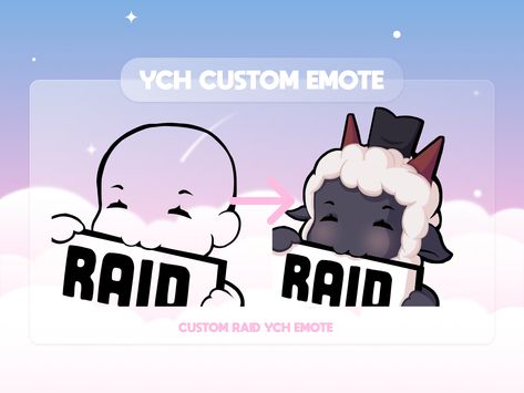 Excited to share the latest addition to my #etsy shop: Custom Raid Emote YCH | Custom emotes pack for your Twitch https://etsy.me/3NKpnoH #black #white #cultofthelamb #ychemote #animatedemotes #emotecommission #discordemotes #raidemote #emotebasepack #cultofthelamb Twitch Raid Emote, Ych Emote, Emotes Base, Emote Base, Your Character Here, Procreate Ideas, Emotes Twitch, Discord Emotes, Twitch Emotes