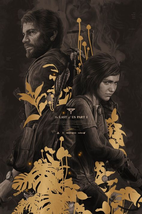 Jake Kontou on X Edge Of The Universe, Apocalypse Aesthetic, Joel And Ellie, The Last Of Us2, Arte 8 Bits, Illustrator Art, Pop Culture Art, Gaming Wallpapers, Gig Posters