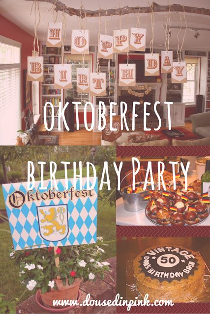 Are you looking for a unique fall party idea? Here's a fun Oktoberfest birthday party with themed decoration ideas, games, German food and appetizers, and craft beer tasting! www.dousedinpink.com Oktoberfest Birthday, 30th Birthday Games, Octoberfest Party, Beer Decorations, 40th Birthday Quotes, Oktoberfest Food, First Birthday Posters, Drinking Games For Parties, Birthday Drinks