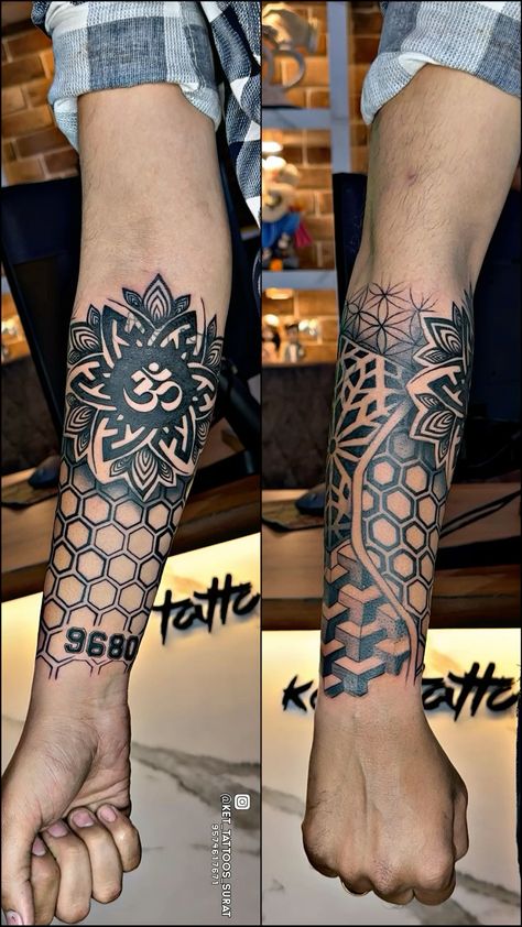 Full Arm Tattoo Men, Tattoos Full Sleeve, Julian Tattoo, Sleeve Filler Ideas, Tattoo Sleeve Filler Ideas, Geometric Tattoo Filler, Max Tattoo, Tiger Eyes Tattoo, Tattoo Sleeve Filler