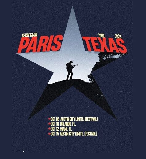 Paris Texas Kevin Kaarl, Kevin Karl, Bryan Kaarl, Kevin Kaarl, Austin City Limits, Paris Texas, Tom Felton, Music Album, Texas