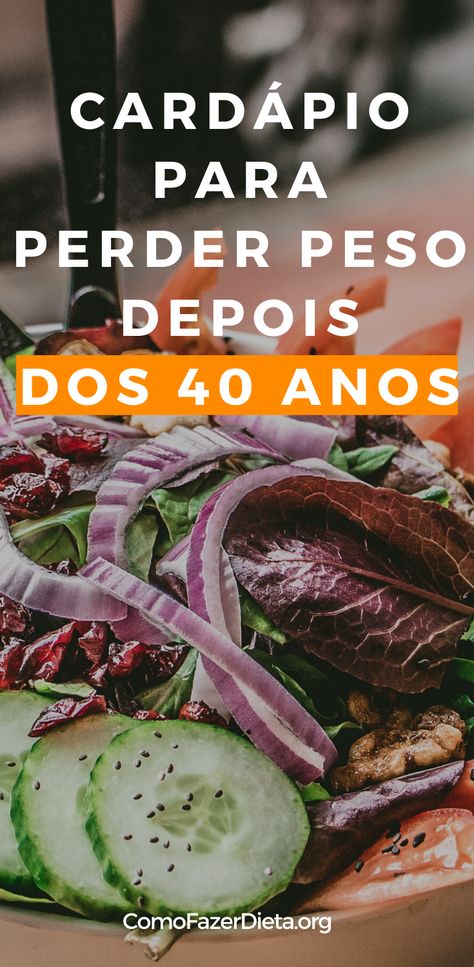 A melhor forma de perder peso depois dos 40 anos é ter um cardápio saudável para perder peso. Por isso, confira como preparar um sua refeição para emagrecer depois dos 40! Protein Diet Plan, Low Salt Diet, Balanced Diet Plan, Best Diet Foods, Healthy Eating Diets, Perfect Diet, Low Carb Diet Plan, Healthy Diet Tips, Best Diet Plan