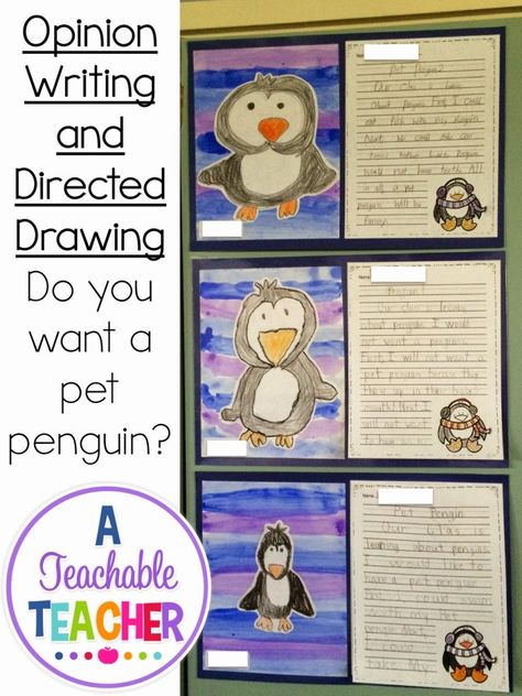 Penguin Writing Activities, Tacky The Penguin, Penguin Activities, Penguin Day, Kindergarten Anchor Charts, Writing Craftivity, Ice Castle, Winter Writing, 2nd Grade Writing