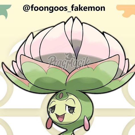 Devhar Region on Instagram: "Padmaya - GRASS/FAIRY ———————————— Artwork by @foongoos_mon Background by @maumesart ———————————— Name Origin: Padma (Lotus) + Maya (Magic) ———————————— Dex Entry: Seeing the bloom of this Pokémon’s flower is said to bring you a lifetime of good fortune. ———————————— #pokemon #fakemon #fakemonart #fakepokemon" Lotus Fairy, Name Origins, Grass Type, Fairy Tail, Lotus, Pokemon, Bring It On, The Originals, Flowers