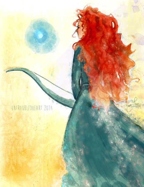 Disney World Facts, Brave 2012, Disney Princess Merida, I Am Brave, Official Disney Princesses, Princess Merida, Disney Brave, Merida Brave, Fancy Art