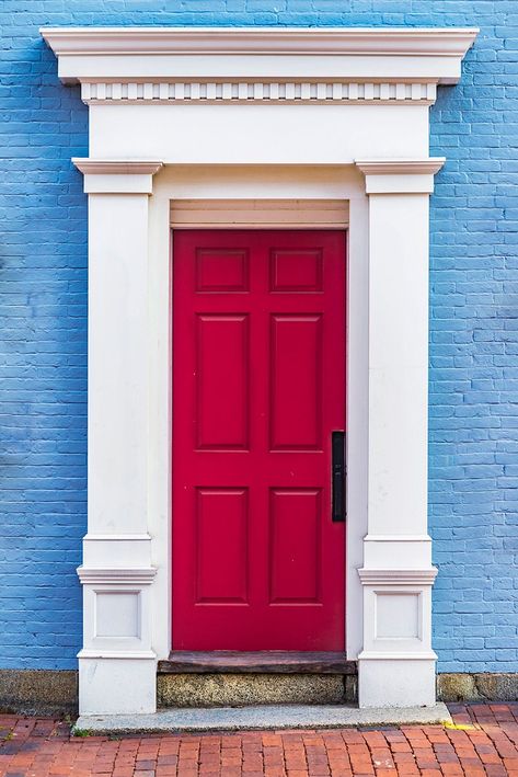 Excited to share the latest addition to my #etsy shop: Photography, door, entrance, New England, red, USA, canvas, Photography, Metal https://etsy.me/3oilKwq #unframed #entryway #architecturecityscape #vertical #artdecor #wallart #newengland #doorphotography #houseentr Teal Door, New England Usa, Red Front Door, Pastel Home Decor, Canvas Photography, Shop Photography, Country Wall Art, Yellow Doors, Door Entrance