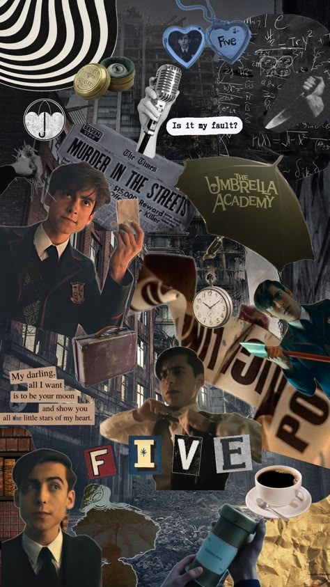 Five Hargreeves Number Five Umbrella Academy Wallpaper, Five Umbrella Academy Wallpaper, Five Hargreeves Aesthetic Wallpaper, Umbrella Academy Wallpaper Aesthetic, Number Five Wallpaper, 5 From Umbrella Academy, Aiden Gallagher Wallpaper, Alison Hargreeves, Five Hargreeves Wallpaper