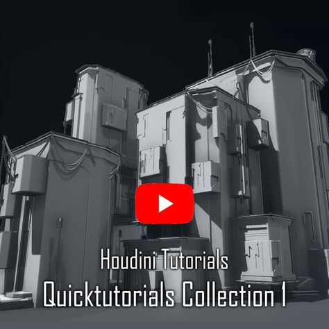 Houdini Tutorials collection 1 by Simon VerstraeteThis is a collection of Quick Houdini tutorials. A few weeks ago I got inspired by Ian Hubert with his Lazy tutorials in Blender.   I decided to make something similar but with Houdini. These are all 2 min video on how you can make a certain procedural asset.  Hope you enjoy! Ian Hubert, Personal Project Ideas, Art Tips, Design Inspo, Art Tutorials, I Decided, Cityscape, Architecture, Film