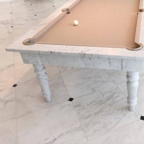 Royal Indulgence Louis Vuitton Pool Table, Versace Pool Table, Marble Interior, Luxury Swimming Pools, Home Of The Brave, Pool Table, Billiard Table, Billiards, Game Room