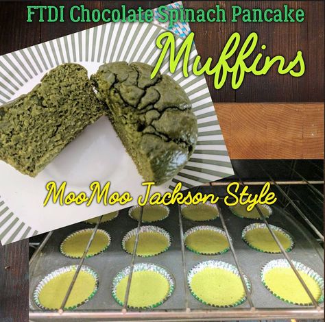 Chocolate Spinach Protein Muffins (FTDI) MooMoo Jackson Style Ftdi Recipes The Camp, Ftdi Recipes, Camp Meals, Spinach Muffins, Breakfast Sausage Links, Veggie Quiche, Veggie Muffins, Camp Recipes, 6 Week Challenge