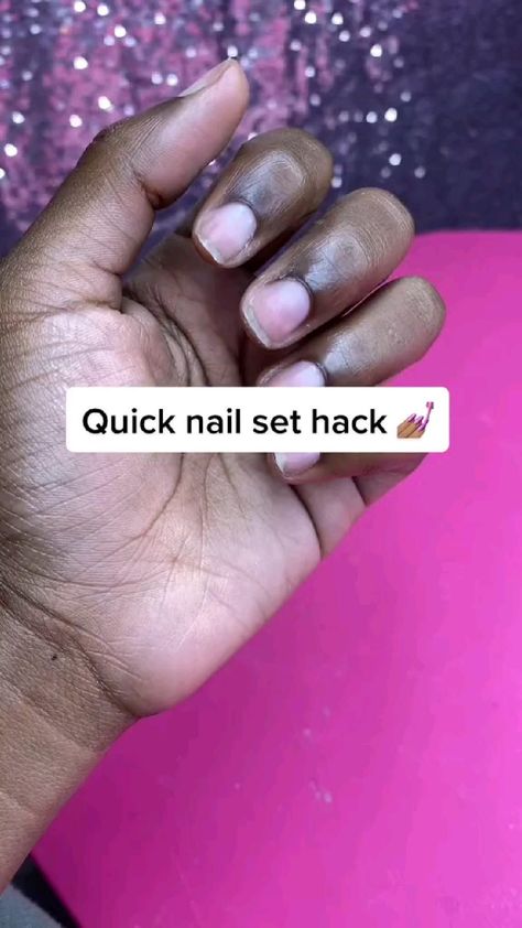 I just love doing my own nails 🤗😍 diynails nailhack nailsathome foryoupage How To Pop Off Acrylic Nails, Simple Nail Designs Polygel, How To Do Nails Without Acrylic, Fake Nail Tutorial, Applying Acrylic Nails Videos, How To Do My Nails At Home, Do My Nails With Me Tiktok, Gel Nails Ideas French Tips, Nail Inspo Gel Polish