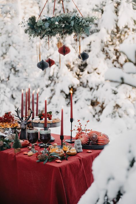 The Yule and Winter Solstice Menu: Recipes for the Winter Holidays — Kiki Dombrowski Winter Solstice Party, Navidad Natural, Pagan Christmas, Winter Solstice Celebration, Solstice Party, Christmas Chandelier, Cranberry Bliss Bars, Solstice Celebration, Hot Buttered Rum