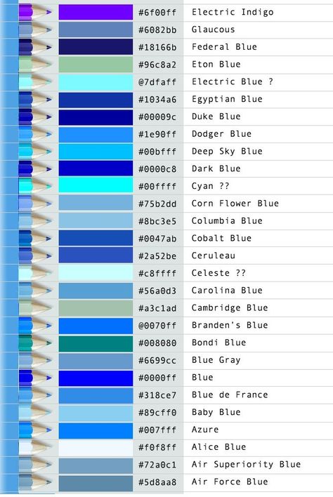 ZhiWei Blue Eye Color, Color Knowledge, Blue Shades Colors, Photo Shape, Color Mixing Chart, Hex Color Palette, Blue Colour Palette, Teal Turquoise, Color Palette Design