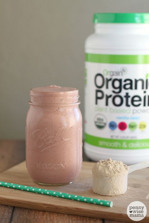 Orgain Organic Protein Powder Recipes Vanilla, Orgain Protein Powder Recipes Smoothie Vanilla, Orgain Vanilla Protein Powder Recipes, Orgain Organic Protein Powder Recipes, Orgain Recipes, Organic Protein Powder Recipes, Smoothie Protein Powder, Vanilla Protein Powder Recipes, Casein Protein Recipes