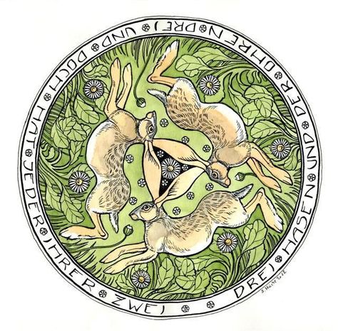 Three hares 1000 images about Three Hares on Pinterest Caves Long melford Medieval Ceramics, Three Rabbits, Three Hares, March Hare, Rabbit Rabbit, Jack Rabbit, Religious Symbols, Rabbit Art, Bunny Art