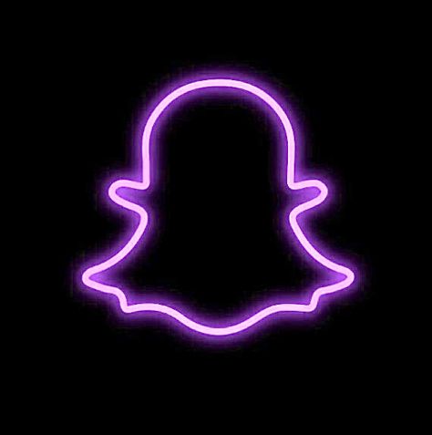 Snap Icon Aesthetic, Purple Snap Icon, Snapchat Logo Purple, Neon Purple Snapchat Icon, Purple Icons Neon, Neon Snapchat Logo, Neon Purple App Icons Aesthetic, Aesthetic Icons For Apps Purple Neon, Neon Purple Iphone Icons