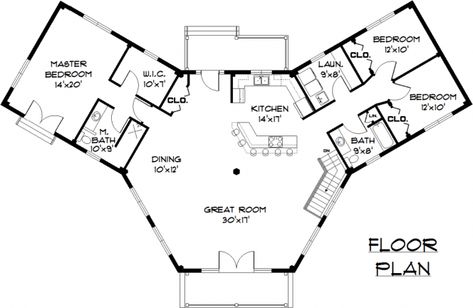 Porch Laundry Room, Castle Floor Plan, Kitchen Great Room, Office Floor Plan, Entry Porch, Timber Home, Covered Entry, Small Cottage Homes, Unusual Homes