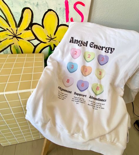 Angel Energy, Handmade Angels, Hoodie Aesthetic, Your Guardian Angel, Aesthetic Hoodie, Heart Hoodie, Candy Hearts, Guardian Angels, Wish You Are Here