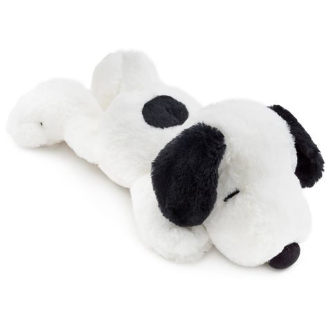 PRICES MAY VARY. Delight Peanuts fans of all ages with this plush Snoopy stuffed toy. This classic Snoopy, with his irresistible floppy body, plops down comfortably on an armchair, desk, or snuggles right into a warm hug. Soft plush fabric and cuddly design makes this a charming birthday, baby shower, Christmas, Valentine's Day or Easter gift. Perfect for kids, grandchildren, nieces, nephews, and Snoopy fans of all ages. Measures approximately 7" W x 6" H x 19" D What To Get A Guy For Christmas, Snoopy Squishmallow, Cute Things From Amazon, Snoopy Plushies, Snoopy Plushie, Cute Stuffies, Baymax Plush, Plushies Sanrio, Brr Basket