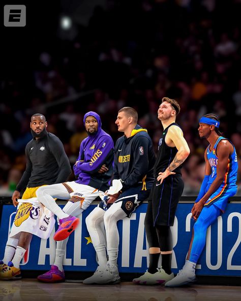 THE 2024 WESTERN CONFERENCE NBA ALL-STAR STARTERS 🤩 | Instagram Justin Matthews, Poncho Men, Nba Pictures, All Nba Teams, Basketball Photography, Nba Stars, School Yard, Western Conference, January 25