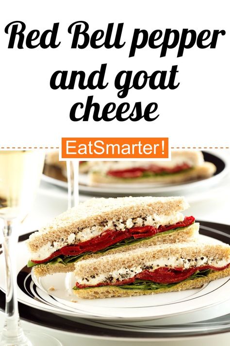 #Sandwich #SandwichRecipes #LunchRecipe #EasyRecipes #QuickRecipes #Peppers #BellPepper #GoatChesse #Cheese #Protein #Vegetarian #VegetarianMeal Goat Cheese Sandwich, Vegetarian Sandwiches, Sandwich Cream, Cheese Sandwich Recipe, Pepper Sandwich, Protein Vegetarian, Pesto Cheese, Cheese Sandwich Recipes, Vegetarian Sandwich