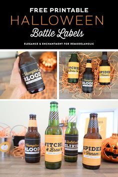 Free Printable Halloween Party Bottle Labels Pumpkin Carving Tips, Halloween Bottle Labels, Free Printable Halloween, Halloween Party Printables, Halloween Printables Free, Halloween Bottles, Halloween Fonts, Printable Activities For Kids, Halloween Diy Crafts