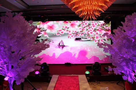 Wedding Led Screen Backdrop, Wedding Led Screen, Cost Of Wedding, Led Video Wall, Wedding Wall Decorations, Wedding Entertainment, Wedding Costs, Led Screen, Wedding Function