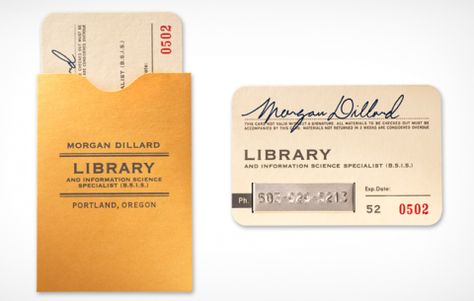 Good tips and ideas - Your Very First Library Student Business Cards | Hack Library School Student Business Cards, Letterpress Business Cards, Business Cards Simple, Graphic Design Collection, Business Card Inspiration, Paper Ideas, Cool Business Cards, Library Card, Business Cards Creative