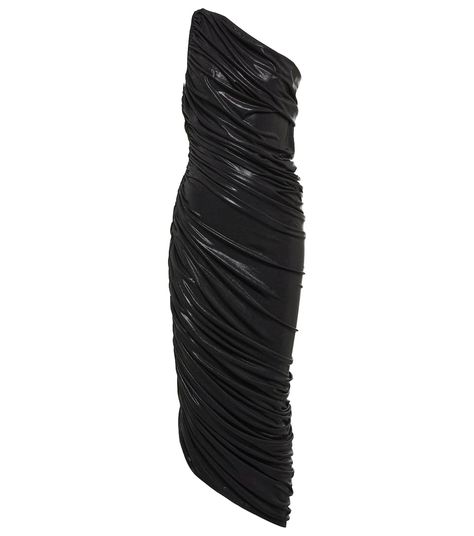 American Fashion Designers, Feather Dress, Norma Kamali, Draped Dress, Dress 16, Black Midi Dress, Luxury Fabrics, Cocktail Dress Party, Signature Style