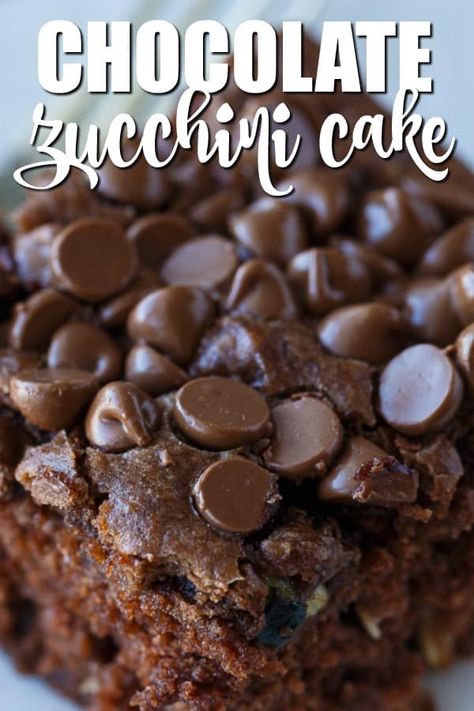 Chocolate Zucchini Cake Recipe, Cake Cravings, Zucchini Bars, Garden Zucchini, Zucchini Cakes Recipe, Zucchini Recipes Dessert, Zucchini Chocolate, Easy Cake Recipe, Frosted Lemonade