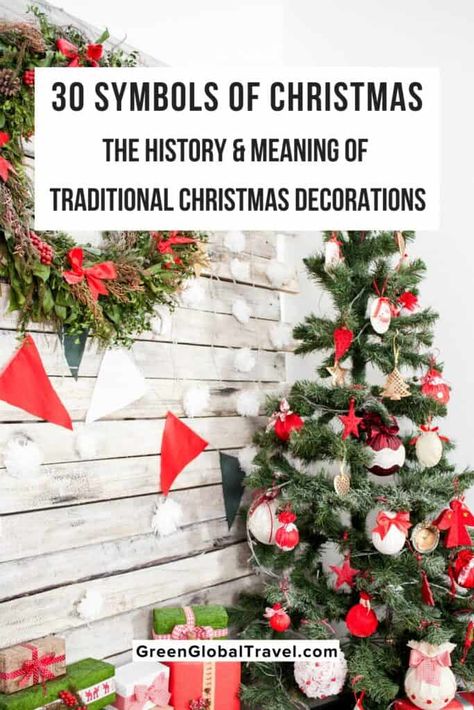 Christmas Tree Symbolism, Symbols Of Christmas, History Of Christmas, Christmas Sunday School, Christmas Sunday, Christmas Symbols, Ward Christmas Party, Hanging Christmas Stockings, History Meaning