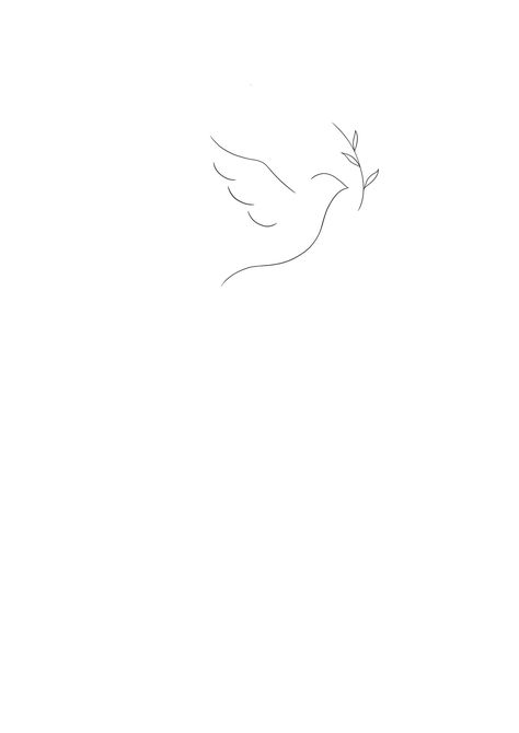 Outline Of Bird Tattoo, Dainty Dove Tattoos For Women, Biblical Bird Tattoos, Pigeon Tattoo Design Small, White Dove Tattoo Design, Swallow Outline Tattoo, Matching Dove Tattoos, Lamb Sketch Drawing, Small Virgin Mary Tattoo For Women