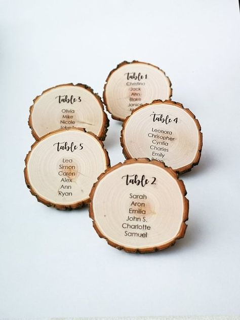 Printable Tree Stump Wedding Seating Chart Cards Wedding Seating Chart Wood, Seating Chart Wood, Rustic Seating Chart, Seating Chart Rustic, Rustic Seating Charts, Plan Table, Place Card Table Wedding, Table Seating Chart, Wedding Seating Plan