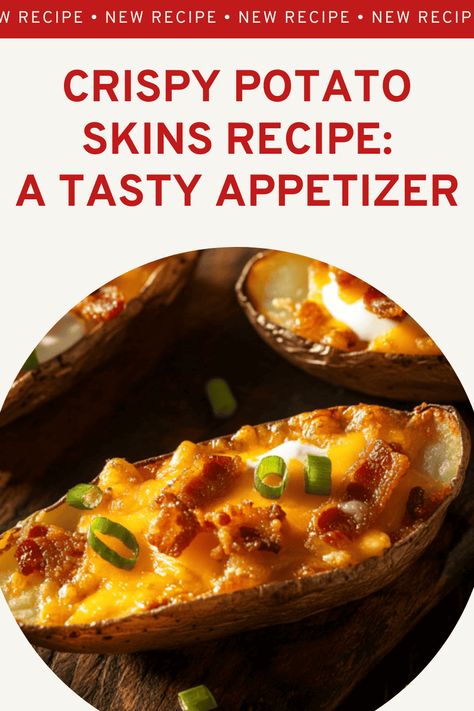 Crispy Potato Skins Recipe: A Tasty Appetizer Treat Crispy Baked Potato Skins, Crispy Potato Skins Recipe, Potato Skins Recipe Easy, Potatoe Skins Recipe Crispy, Baked Potato Skins Loaded, Potato Skins Recipe Baked, Easy Potato Skins Recipe, Thai Pumpkin Curry, Potato Skins Recipe