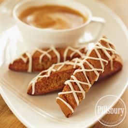 This recipe for Butter Pecan Biscotti from Pillsbury™ Baking goes perfectly with a cup of coffee! Cake Mix Biscotti, Pecan Biscotti Recipe, Cake Mix Biscotti Recipe, Pecan Biscotti, Gingerbread Biscotti, Crisco Recipes, Butter Pecan Cake, Biscotti Recipe, Pecan Cake