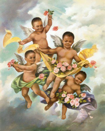 Most Beautiful Angels Cherubs | BABY CHERUB IS OUTSIDE MY HOUSE | Authentic Psychic Readings Cherub Art, Angel Wall Art, I Believe In Angels, Black Art Painting, Angels Among Us, Angel Painting, Black Angels, Black Love Art, Angel Figurines