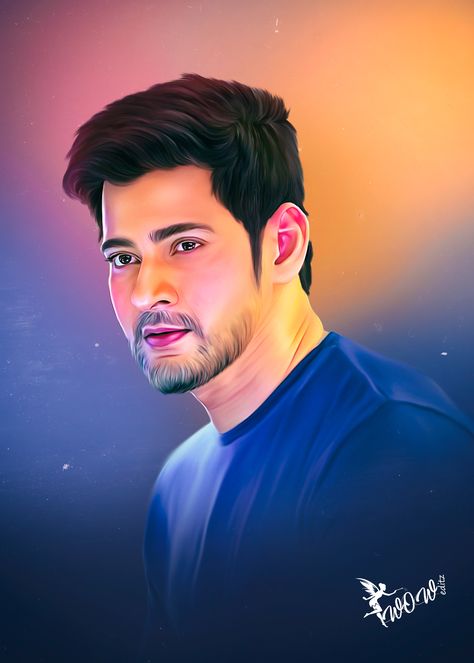 Smudge Painting - Mahesh Babu Gv Prakash Images, Gv Prakash, Smudge Painting, Mahesh Babu Wallpapers, Digital Painting Photoshop, Prabhas Pics, New Images Hd, New Photos Hd, Samantha Photos