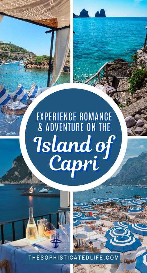 Discover the Charm of Capri - The Perfect Romantic Getaway! Singapore Honeymoon, Isle Of Capri Italy, Island Of Capri, Capri Island, Isle Of Capri, Italy Pictures, Honeymoon Places, Florida Restaurants, Capri Italy