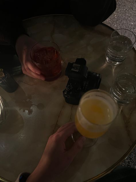 WLW couple on a date night, pictured two hands holding drinks in a copenhagen bar Lesbian Date Night Aesthetic, Wlw Date Aesthetic, Manifesting Sp, Autumn Dates, Wlw Date, Expensive Alcohol, Drinks Date, Negroni Sbagliato, Dr Aesthetic