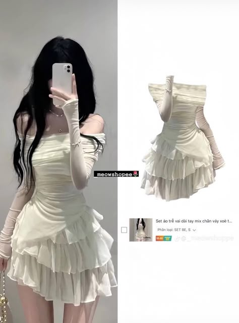 Korean Fashion Kpop Inspired Outfits, 파티 드레스, Fashion Drawing Dresses, Everyday Fashion Outfits, Cute Spring Outfits, Fairytale Dress, Cute Spring, Really Cute Outfits, Kpop Outfits