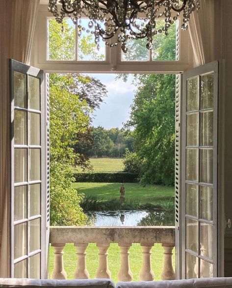 All Posts • Instagram French Manor House, French Manor, Fairytale Aesthetic, Romantic Era, Countryside House, House Bed, Window View, Country Charm, English Countryside