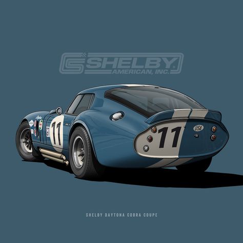 Shelby Daytona Cobra Coupe By Helge Jepsen 1 Daytona Car, His Birthday Cake, Shelby Daytona Coupe, Shelby Daytona, Shelby Car, Daytona Coupe, P51 Mustang, Shelby Cobra, Abandoned Cars