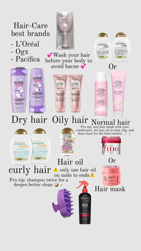 Frizzy Hair Products Frizz Control, Wavy Hair Products, Wavy Hair Care, Loreal Hair, Healthy Hair Routine, Shampoo For Curly Hair, Hair Tips Video, Normal Hair, Hair Wraps