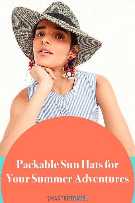 Panama Hat Style, Hats For Short Hair, Beach Outfit For Women, Beach Outfit Men, Packable Sun Hat, Chic Clothing Style, Summer Packing, Packable Hat, Sun Protective Clothing